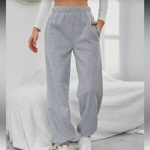 SHEIN Light Gray Joggers